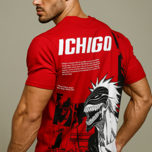 Unisex Oversized Anime Graphic T-Shirt – "ICHIGO" HOLLOW EDITION | Mystic Attire