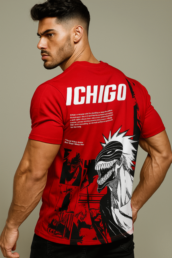 Unisex Oversized Anime Graphic T-Shirt – "ICHIGO" HOLLOW EDITION | Mystic Attire
